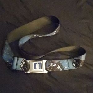 Doctor Who Seatbelt Clasp Mens Belt
